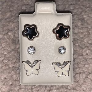 Flower & Butterfly Studs